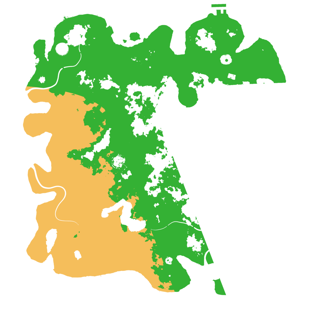 Biome Rust Map: Procedural Map, Size: 4300, Seed: 32605442
