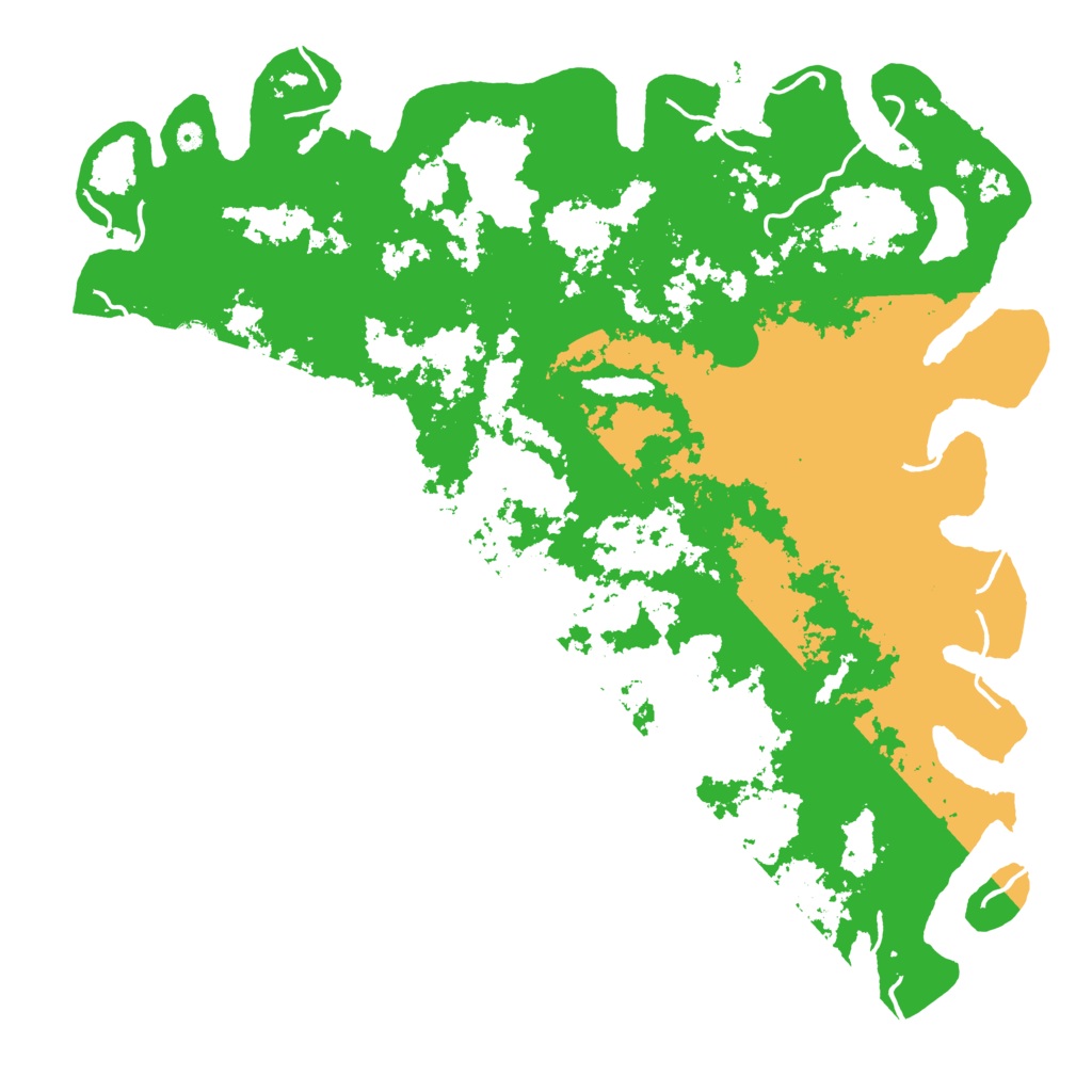 Biome Rust Map: Procedural Map, Size: 6000, Seed: 800880085