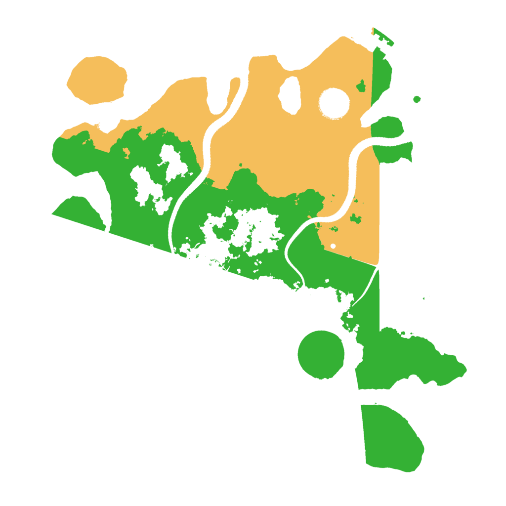 Biome Rust Map: Procedural Map, Size: 2892, Seed: 3000