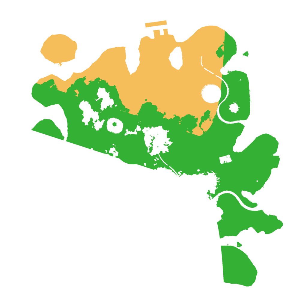 Biome Rust Map: Procedural Map, Size: 2892, Seed: 3000