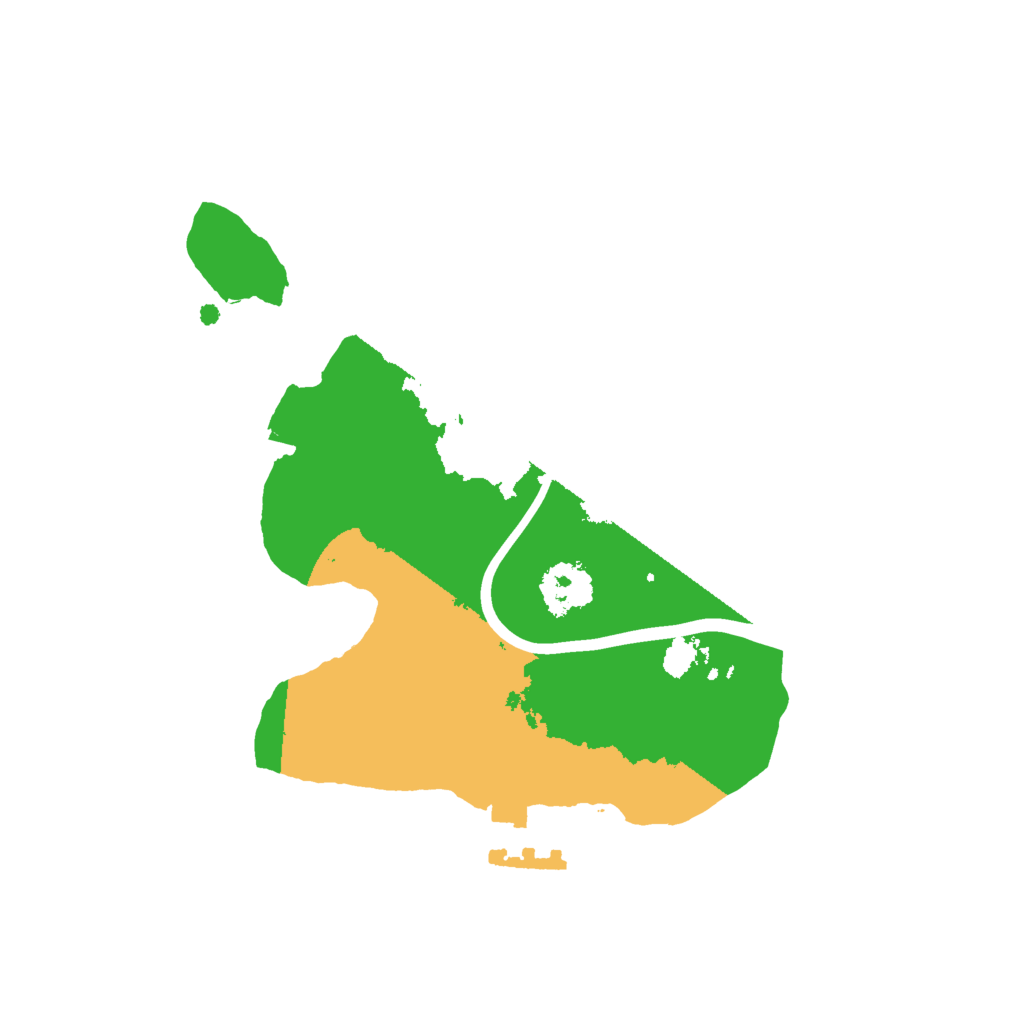 Biome Rust Map: Procedural Map, Size: 2000, Seed: 1713874408