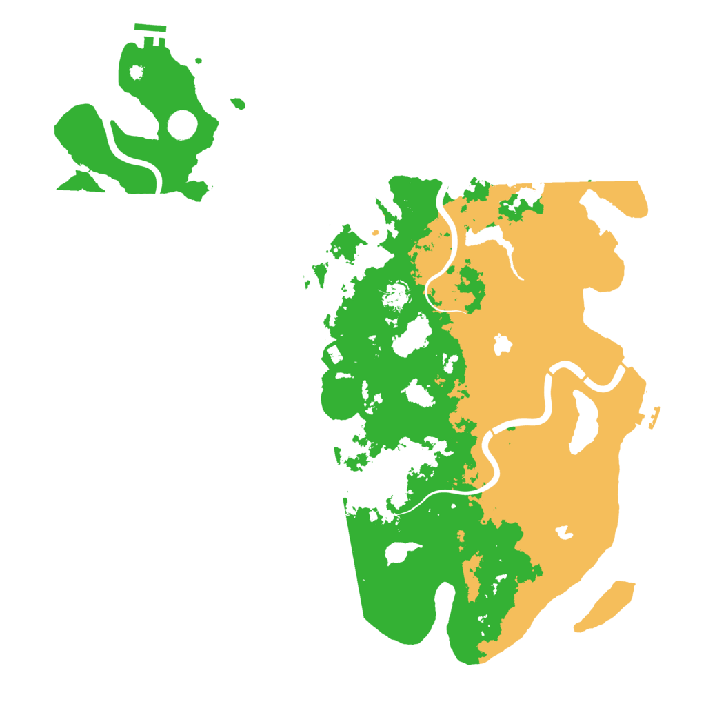 Biome Rust Map: Procedural Map, Size: 4500, Seed: 1287253890