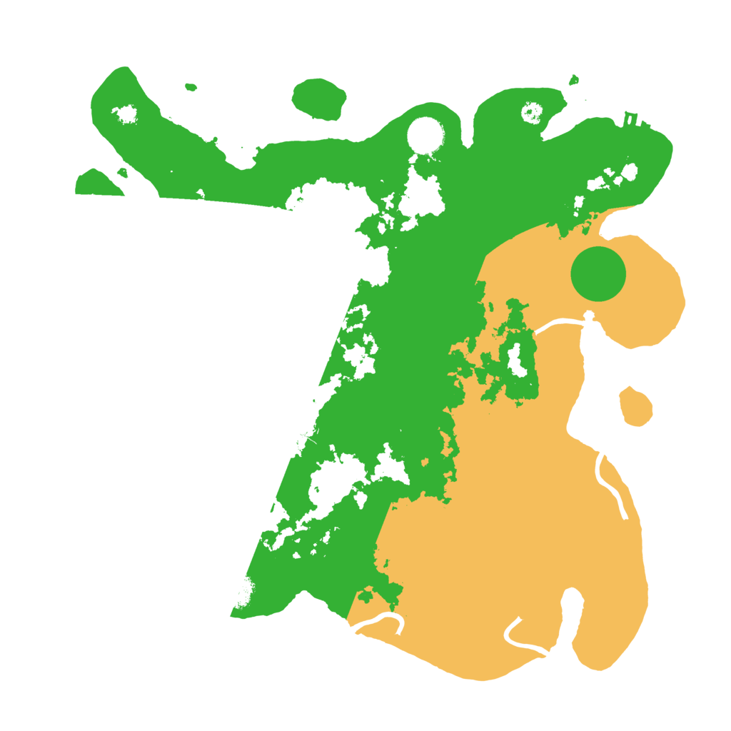 Biome Rust Map: Procedural Map, Size: 3500, Seed: 1078070106