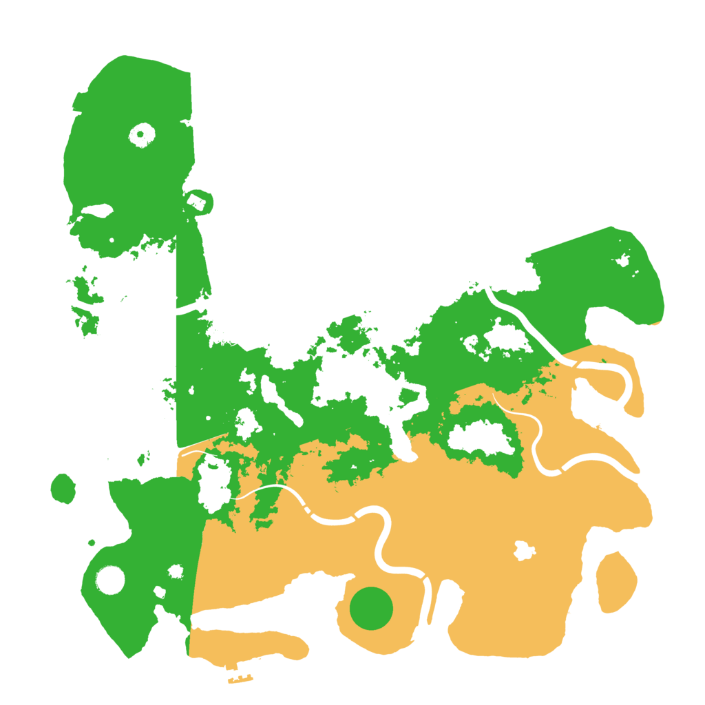 Biome Rust Map: Procedural Map, Size: 4300, Seed: 19600691