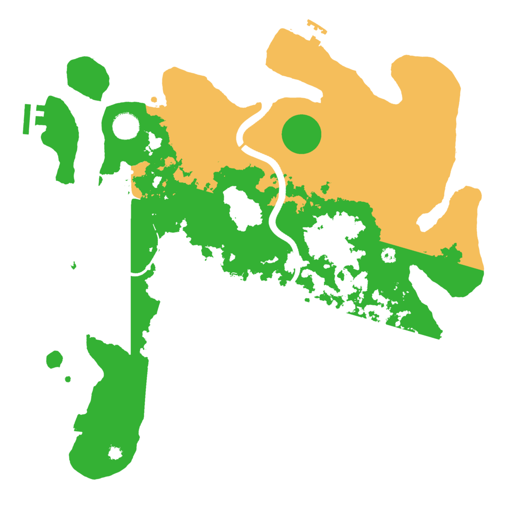 Biome Rust Map: Procedural Map, Size: 3500, Seed: 648947266