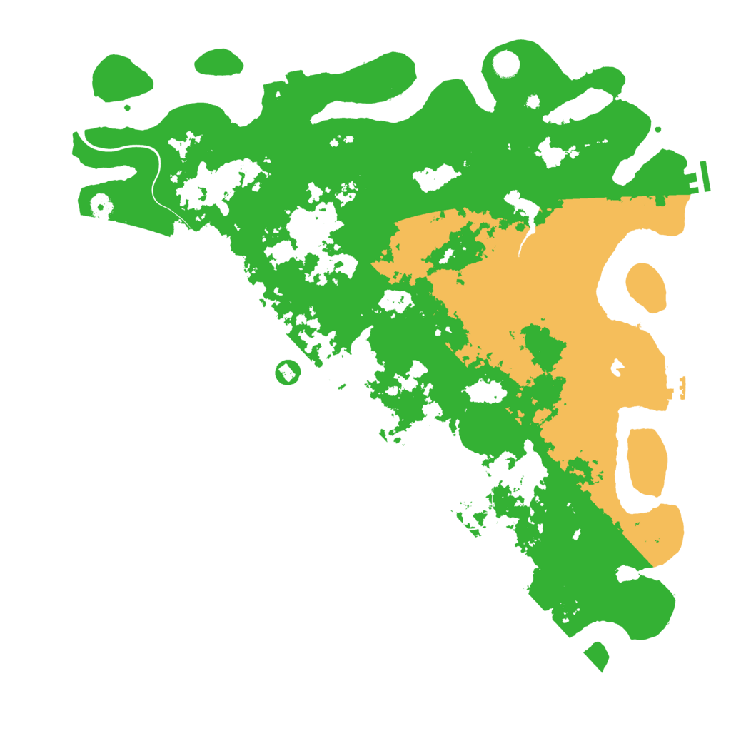 Biome Rust Map: Procedural Map, Size: 4800, Seed: 742578537