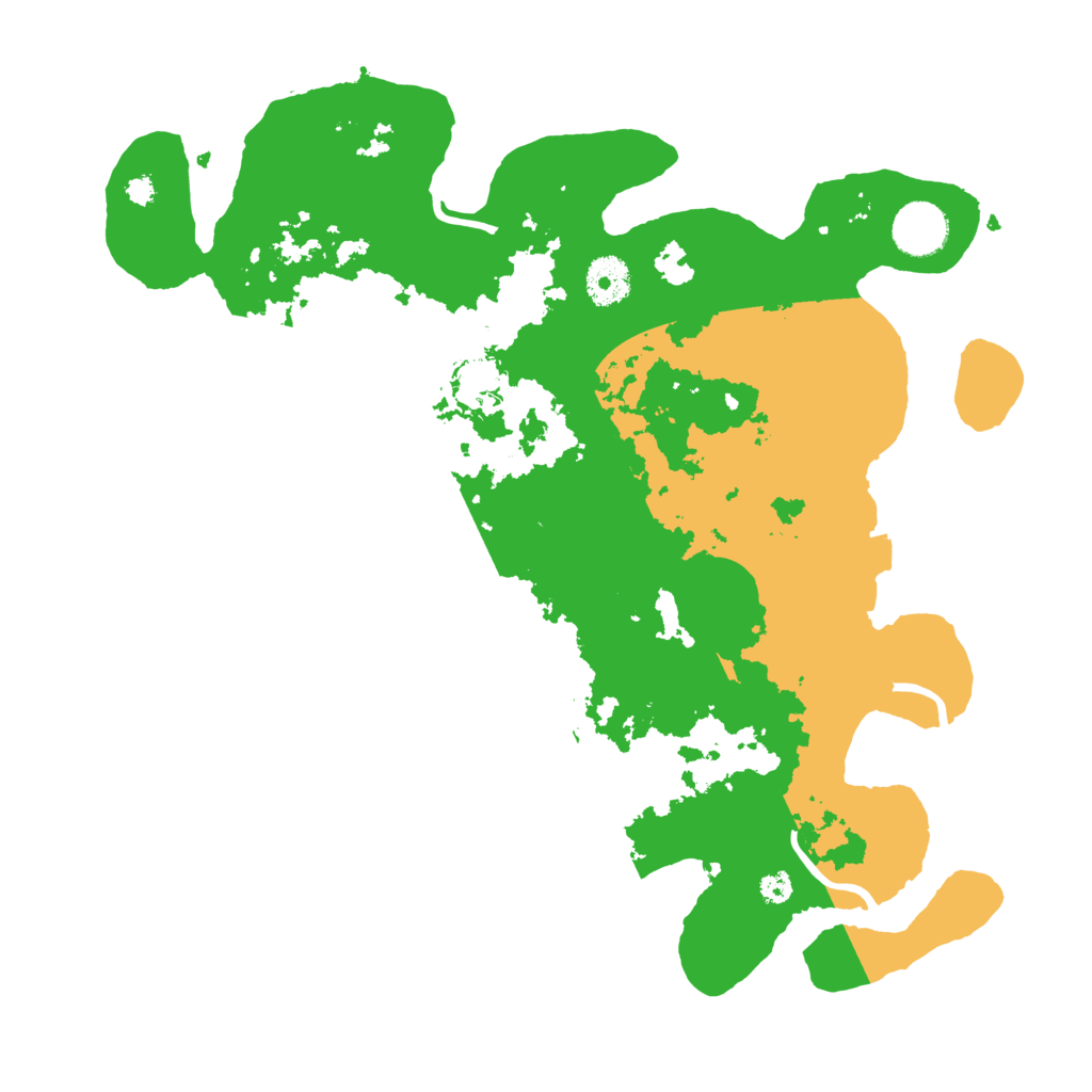 Biome Rust Map: Procedural Map, Size: 3500, Seed: 1037060537