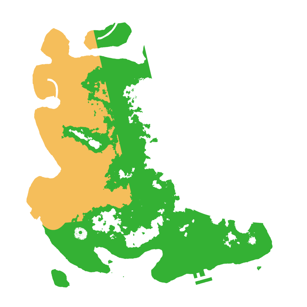 Biome Rust Map: Procedural Map, Size: 3650, Seed: 78924319