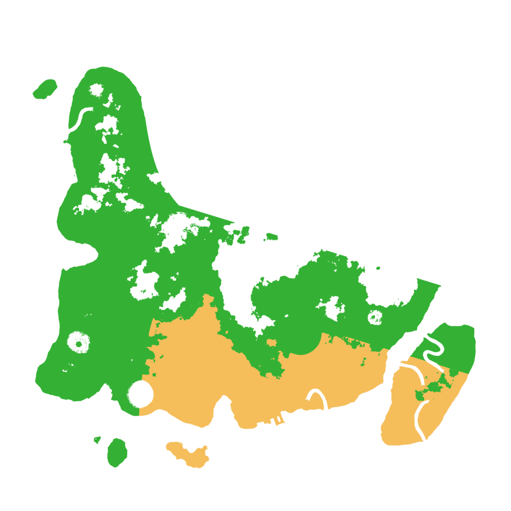 Biome Rust Map: Procedural Map, Size: 3500, Seed: 692821777