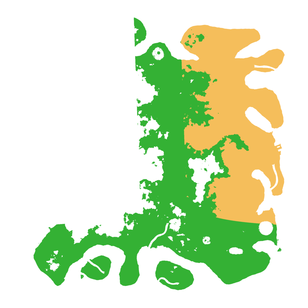Biome Rust Map: Procedural Map, Size: 3950, Seed: 34919037