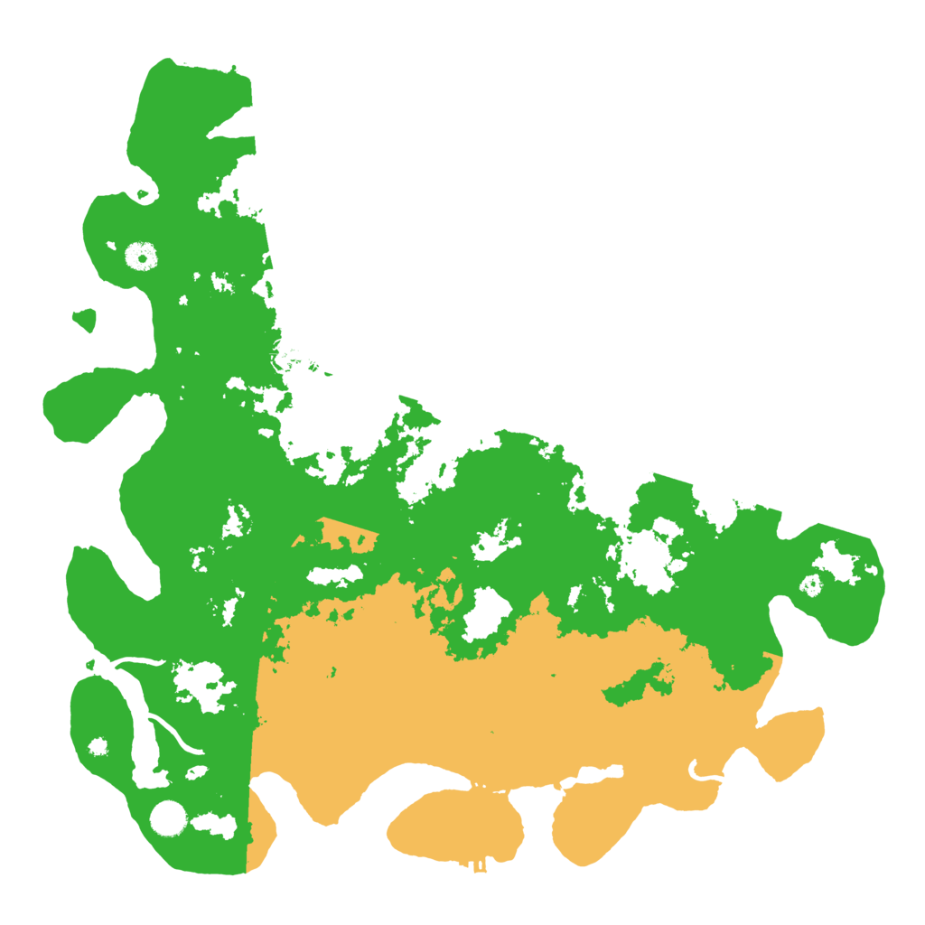Biome Rust Map: Procedural Map, Size: 4500, Seed: 16287324