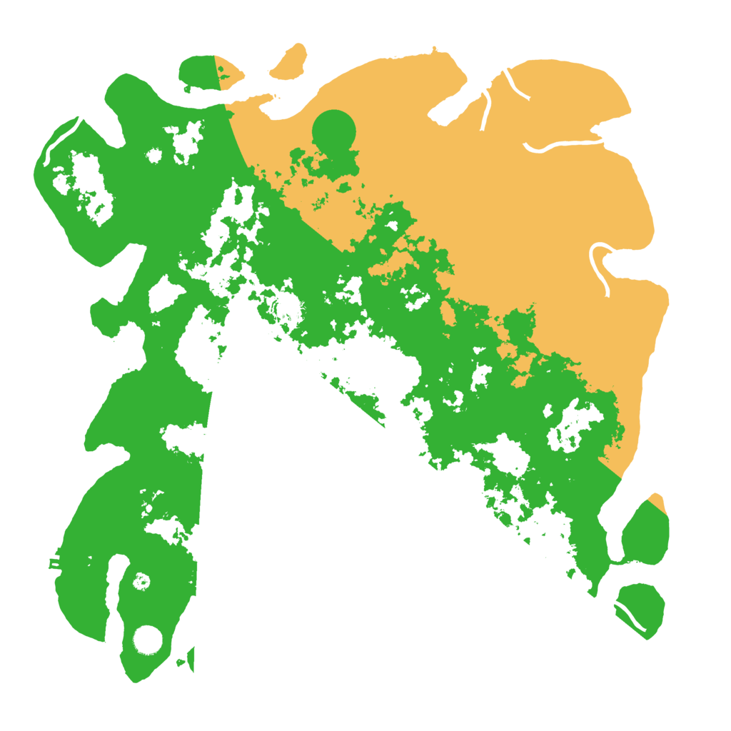 Biome Rust Map: Procedural Map, Size: 4400, Seed: 10991323