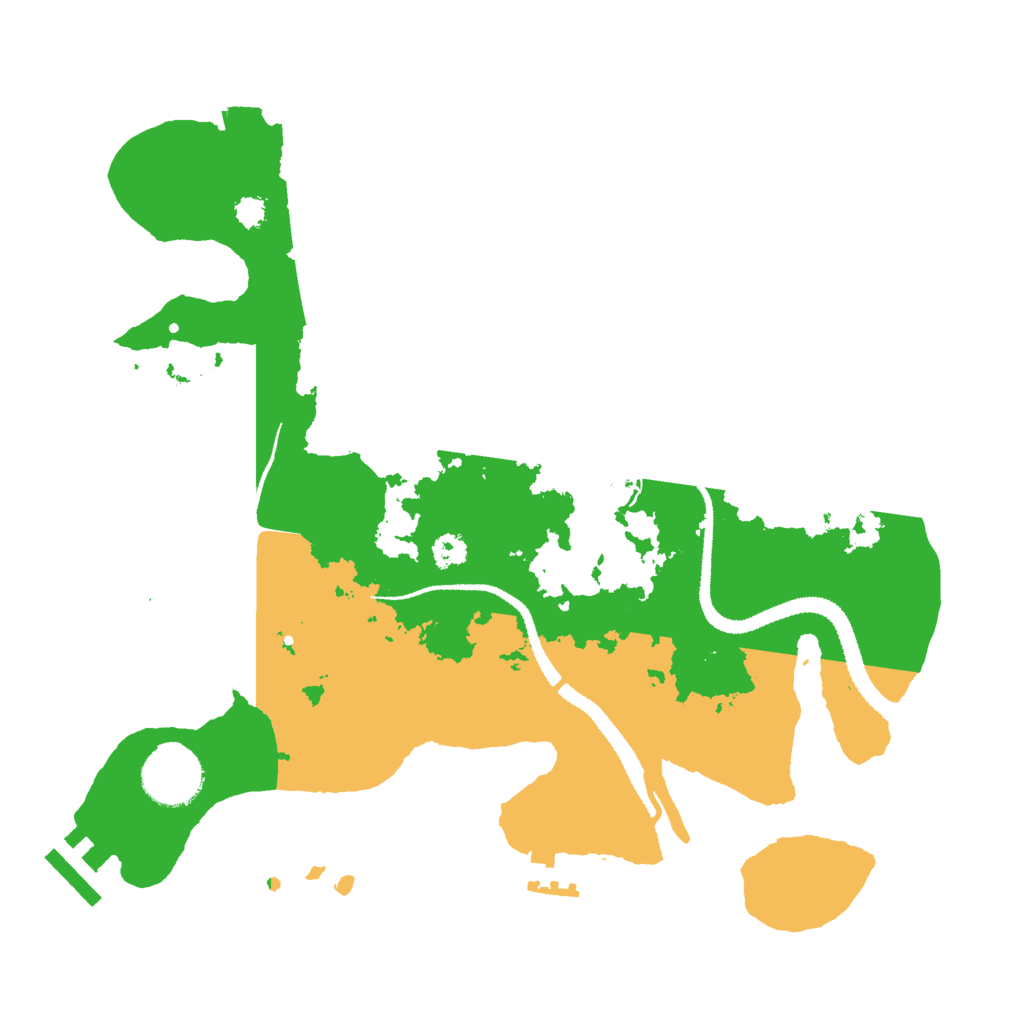 Biome Rust Map: Procedural Map, Size: 3000, Seed: 1063865240