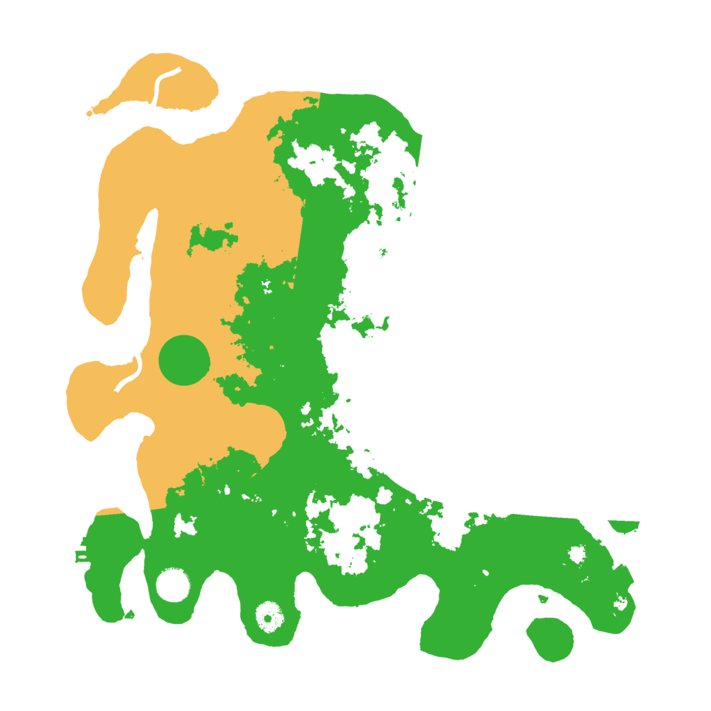 Biome Rust Map: Procedural Map, Size: 3700, Seed: 30297268