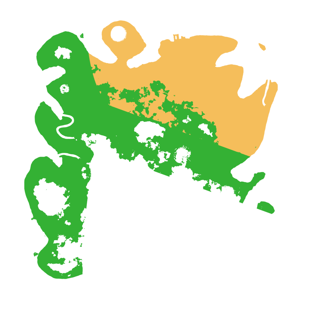 Biome Rust Map: Procedural Map, Size: 3500, Seed: 653548374