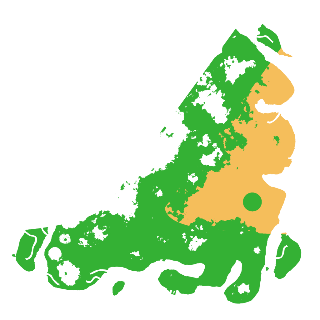Biome Rust Map: Procedural Map, Size: 4500, Seed: 372725232