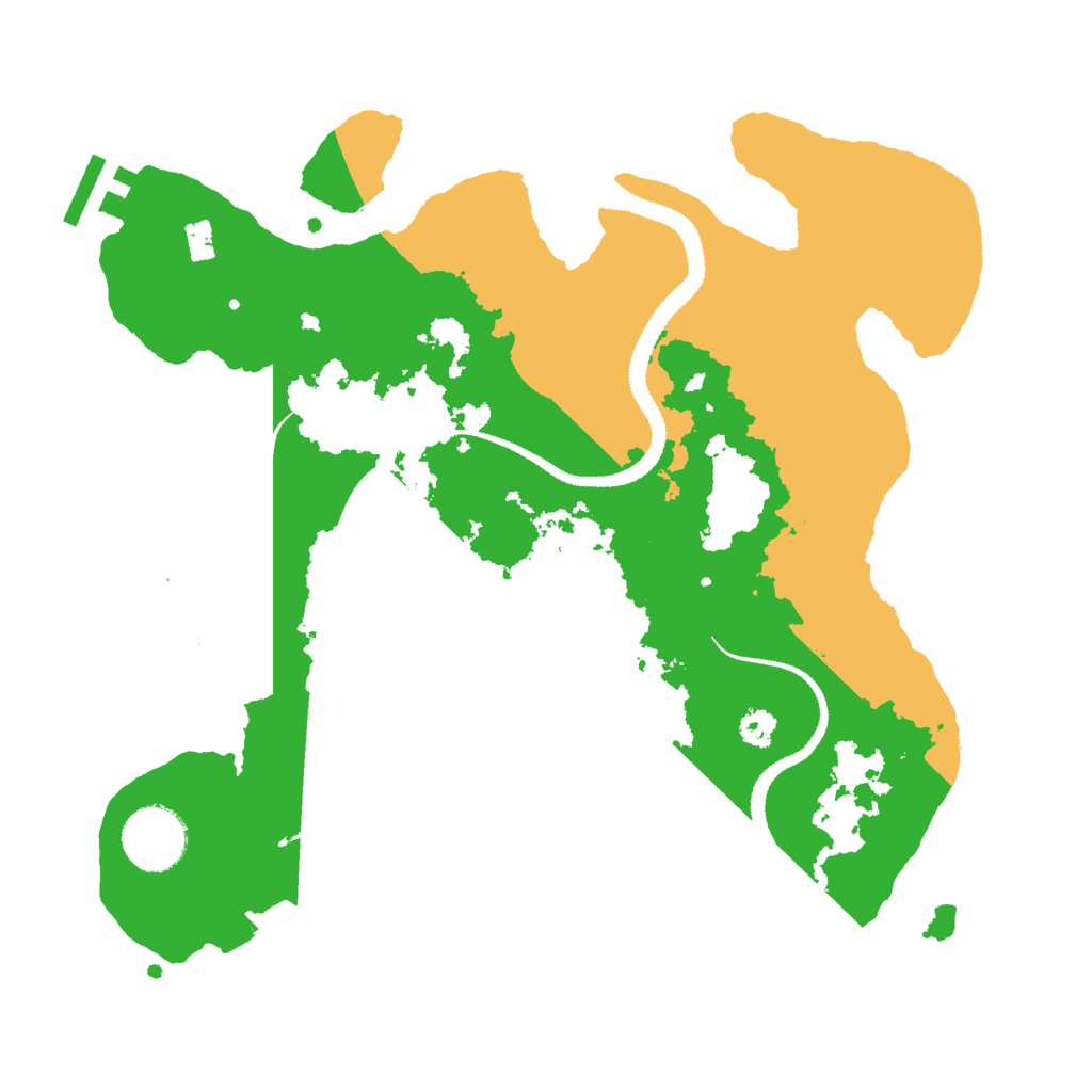 Biome Rust Map: Procedural Map, Size: 3000, Seed: 15930