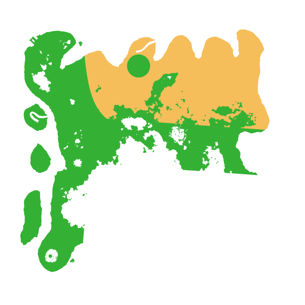 Biome Rust Map: Procedural Map, Size: 3500, Seed: 46847837