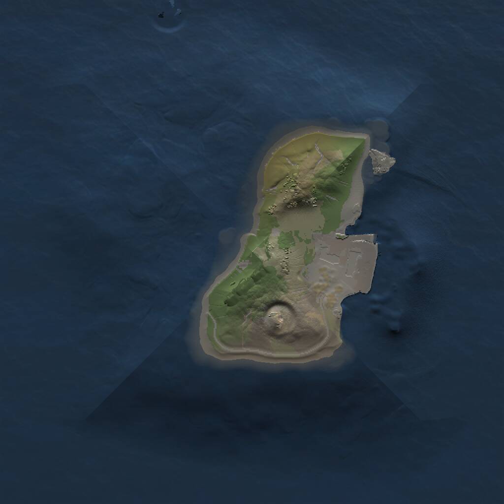 Rust Map: Procedural Map, Size: 1000, Seed: 735352028, 1 Monuments