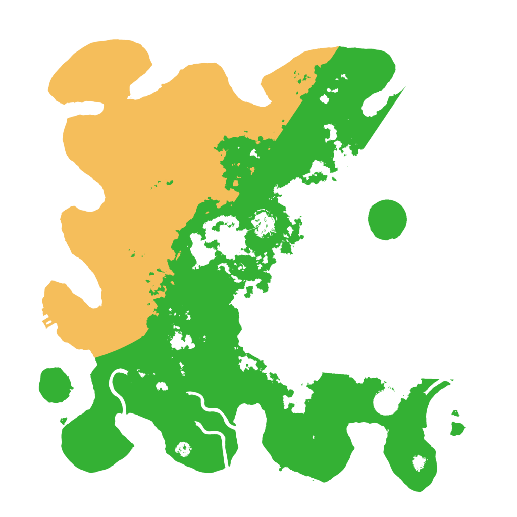 Biome Rust Map: Procedural Map, Size: 3600, Seed: 23005