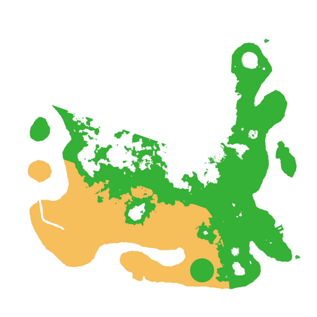 Biome Rust Map: Procedural Map, Size: 3500, Seed: 75992832