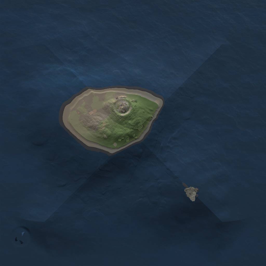 Rust Map: Procedural Map, Size: 1000, Seed: 596951366, 3 Monuments