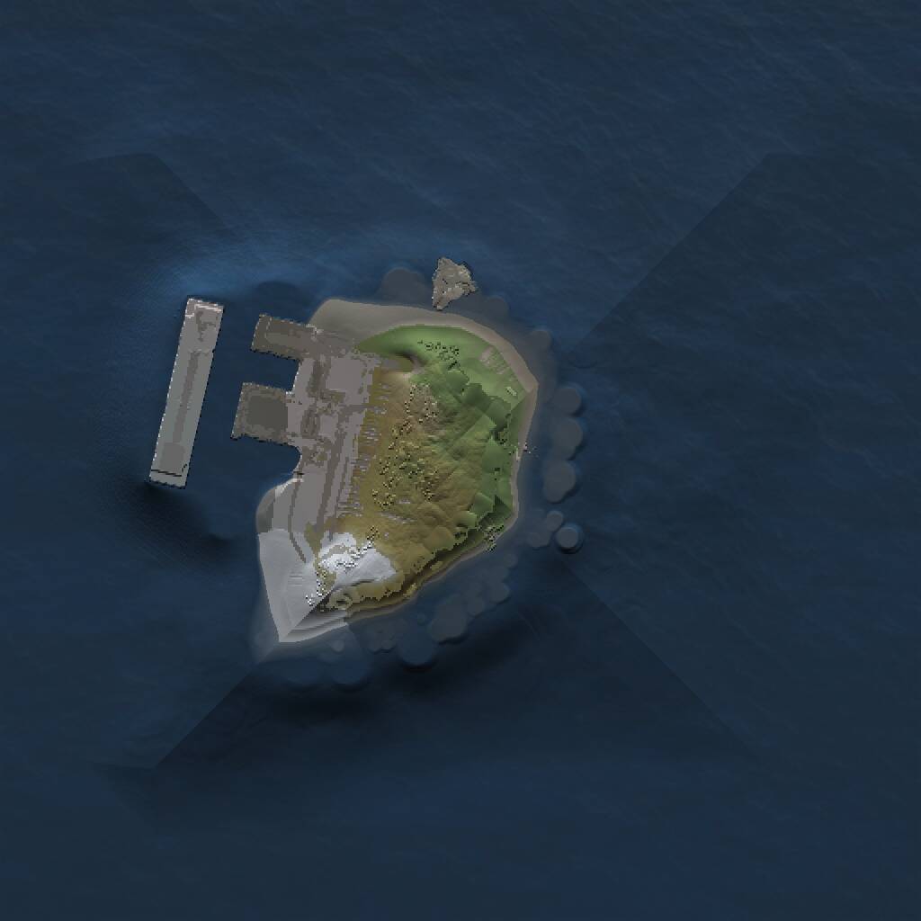 Rust Map: Procedural Map, Size: 1000, Seed: 2069043900, 2 Monuments