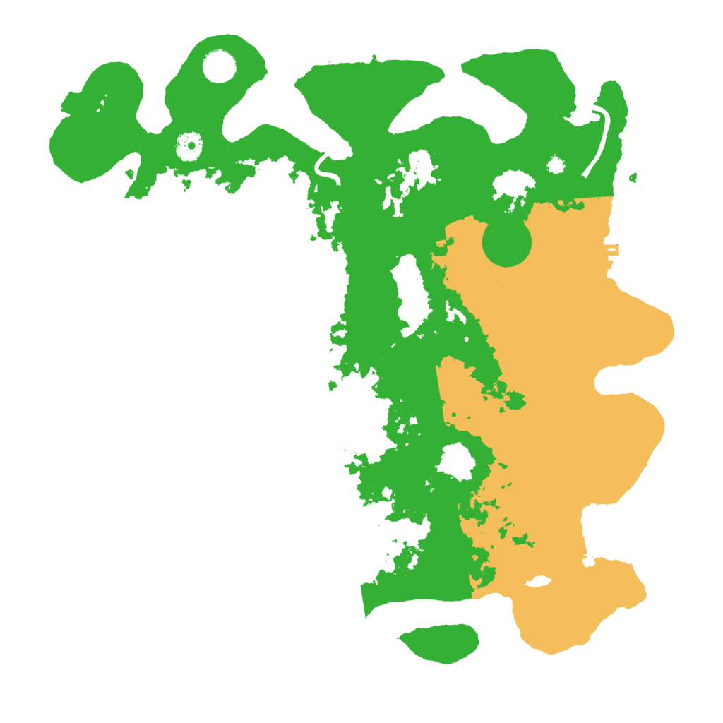 Biome Rust Map: Procedural Map, Size: 3850, Seed: 48420299