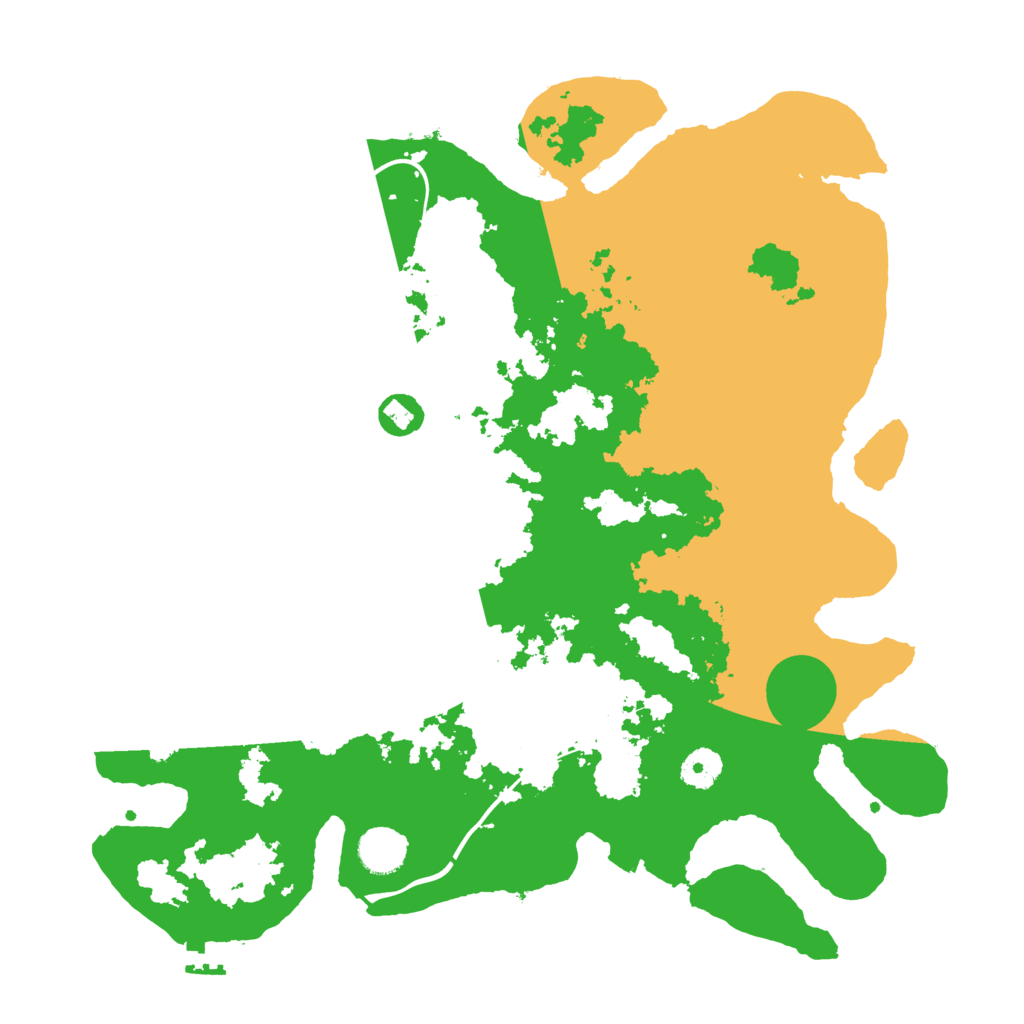 Biome Rust Map: Procedural Map, Size: 3850, Seed: 39267911