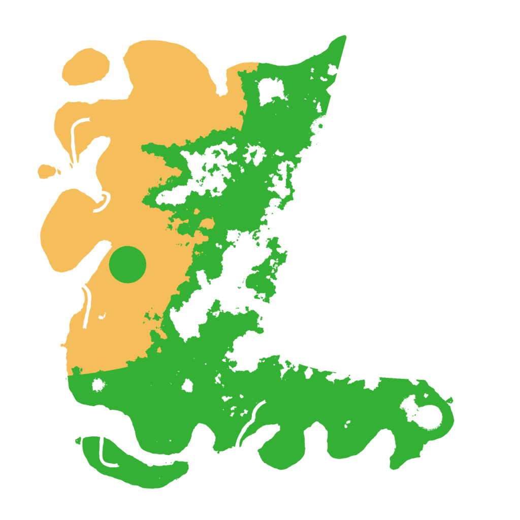 Biome Rust Map: Procedural Map, Size: 3700, Seed: 34849808