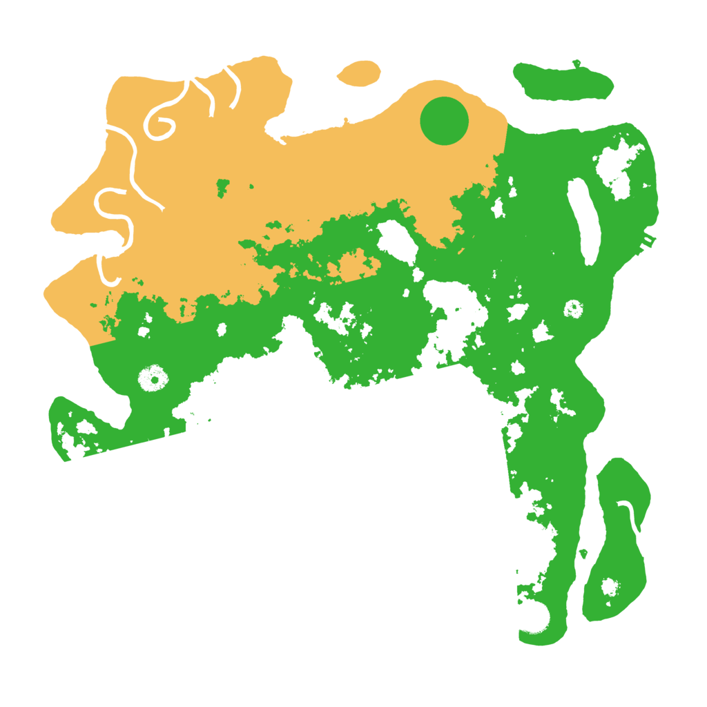 Biome Rust Map: Procedural Map, Size: 3850, Seed: 96493345