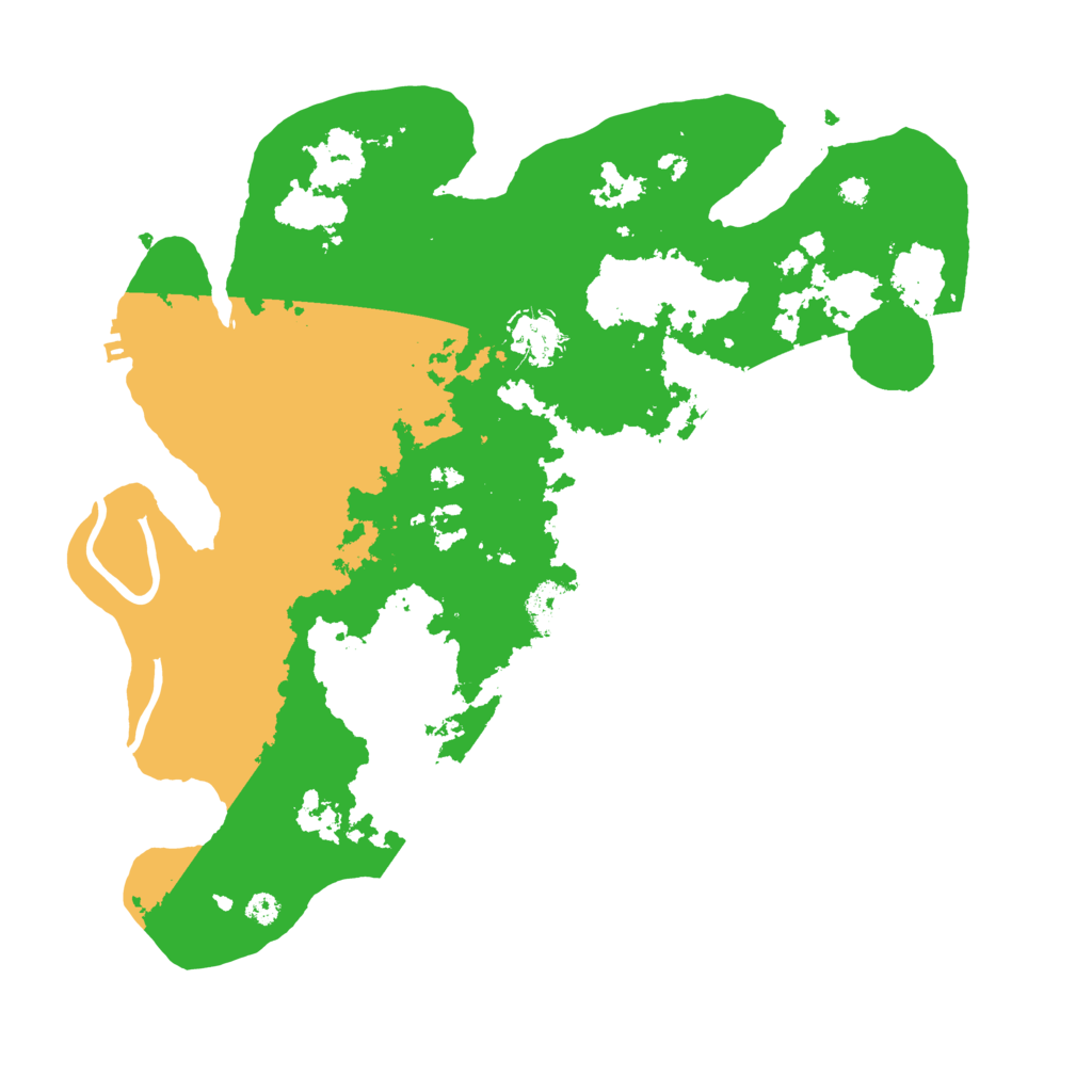 Biome Rust Map: Procedural Map, Size: 3500, Seed: 39437826