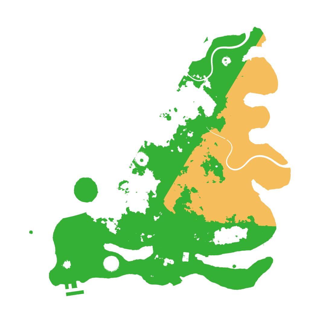 Biome Rust Map: Procedural Map, Size: 3500, Seed: 36921872