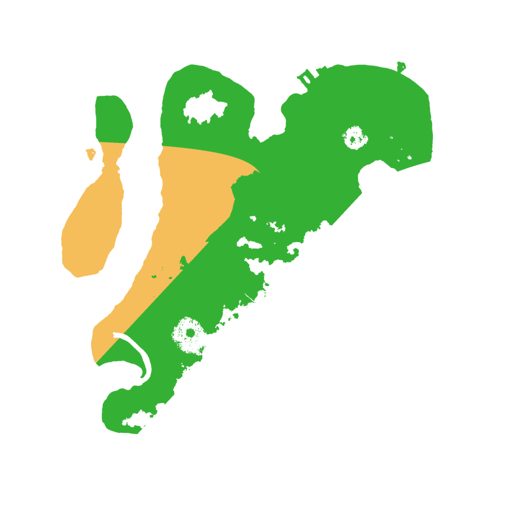 Biome Rust Map: Procedural Map, Size: 2369, Seed: 5258