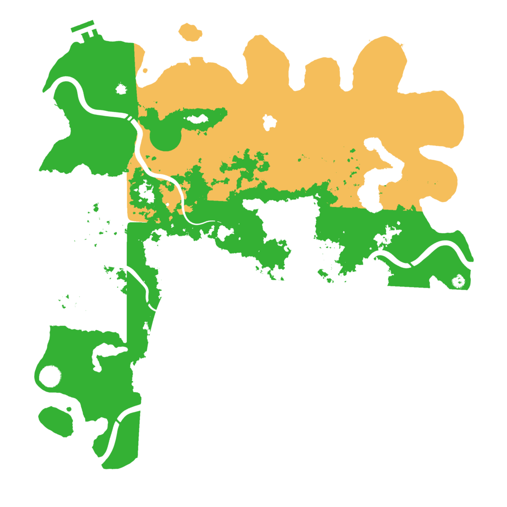 Biome Rust Map: Procedural Map, Size: 4300, Seed: 25938120