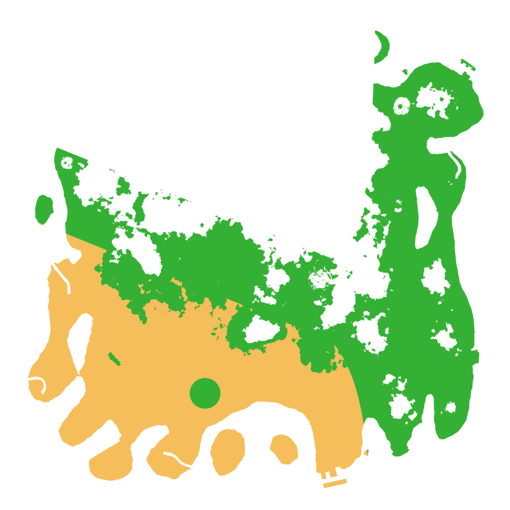 Biome Rust Map: Procedural Map, Size: 4400, Seed: 8834163