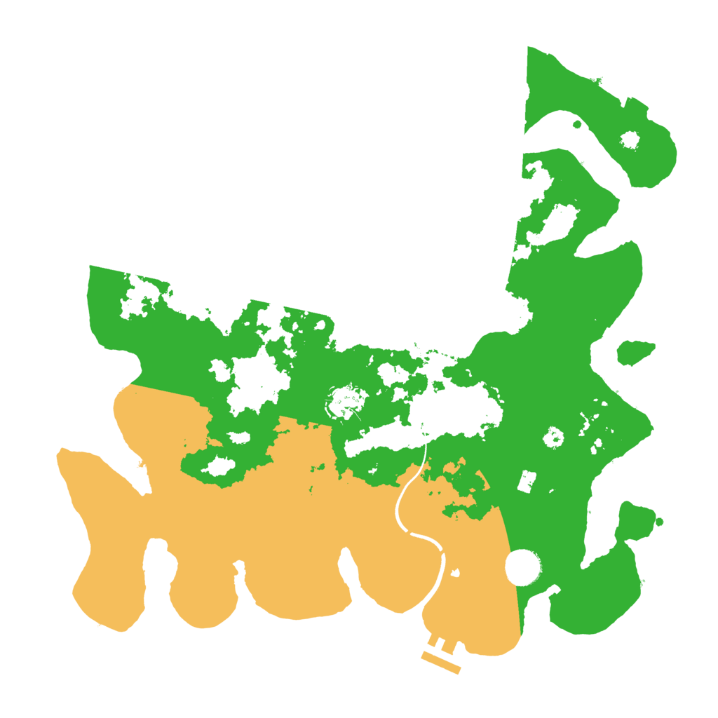 Biome Rust Map: Procedural Map, Size: 3550, Seed: 24853015