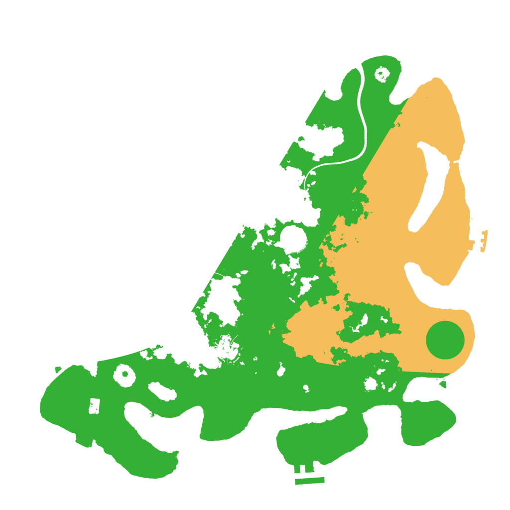 Biome Rust Map: Procedural Map, Size: 3500, Seed: 61744730
