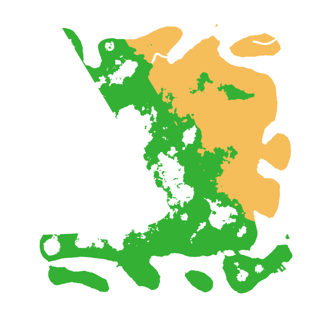 Biome Rust Map: Procedural Map, Size: 3500, Seed: 76463209