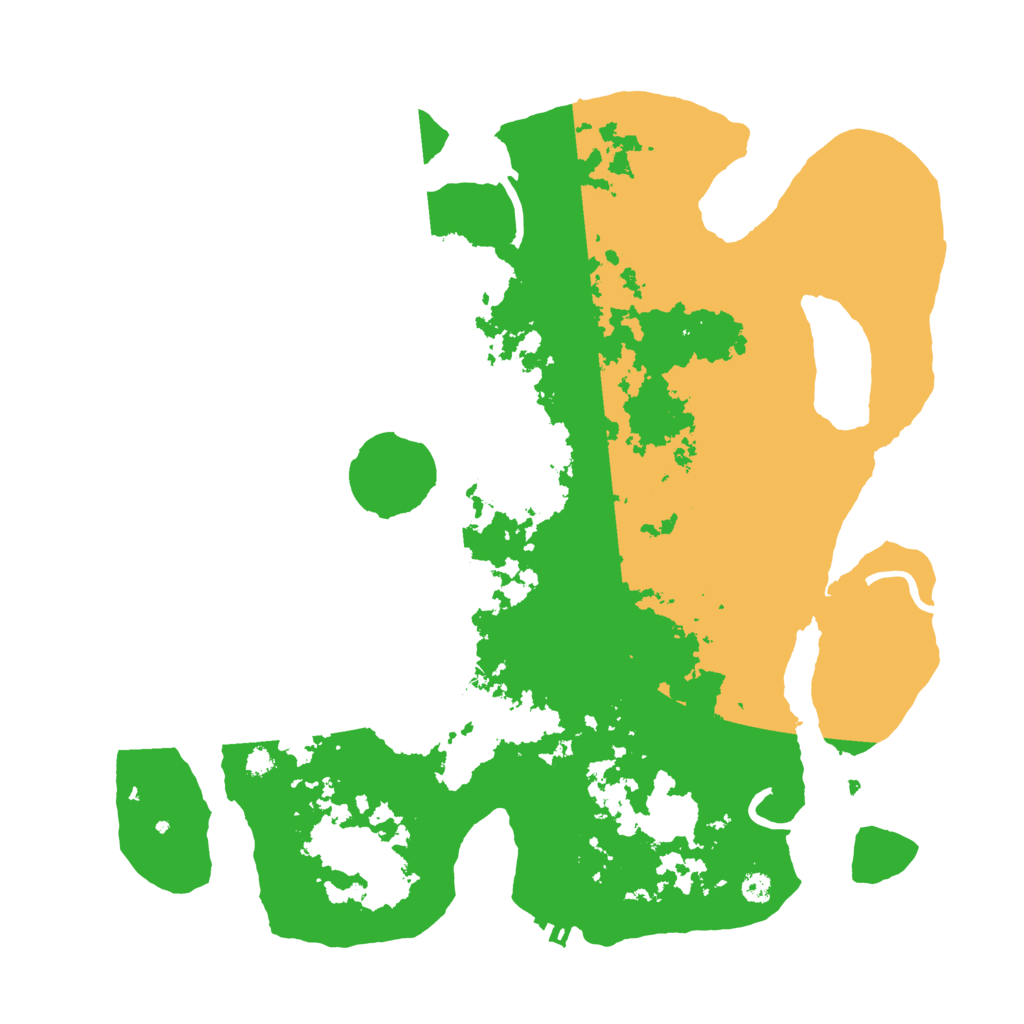 Biome Rust Map: Procedural Map, Size: 3500, Seed: 24865240