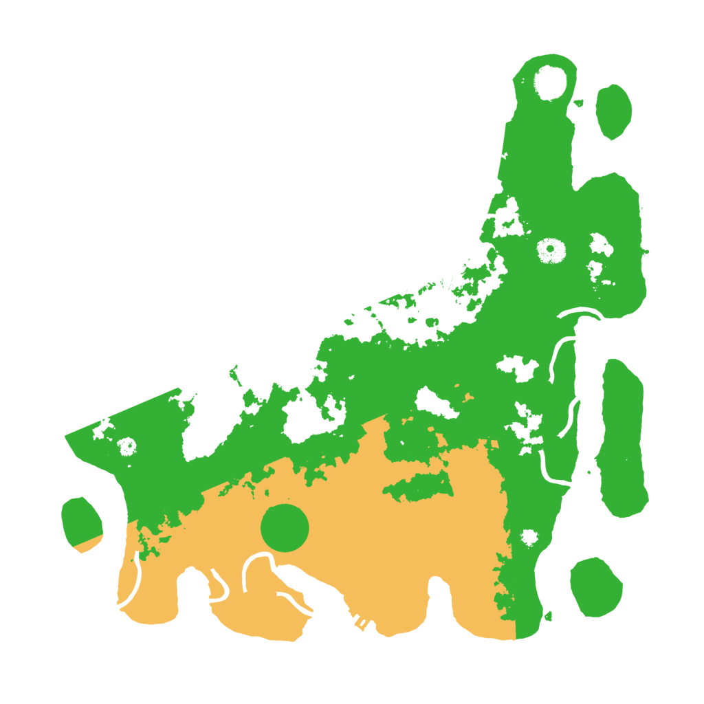 Biome Rust Map: Procedural Map, Size: 3850, Seed: 39294958
