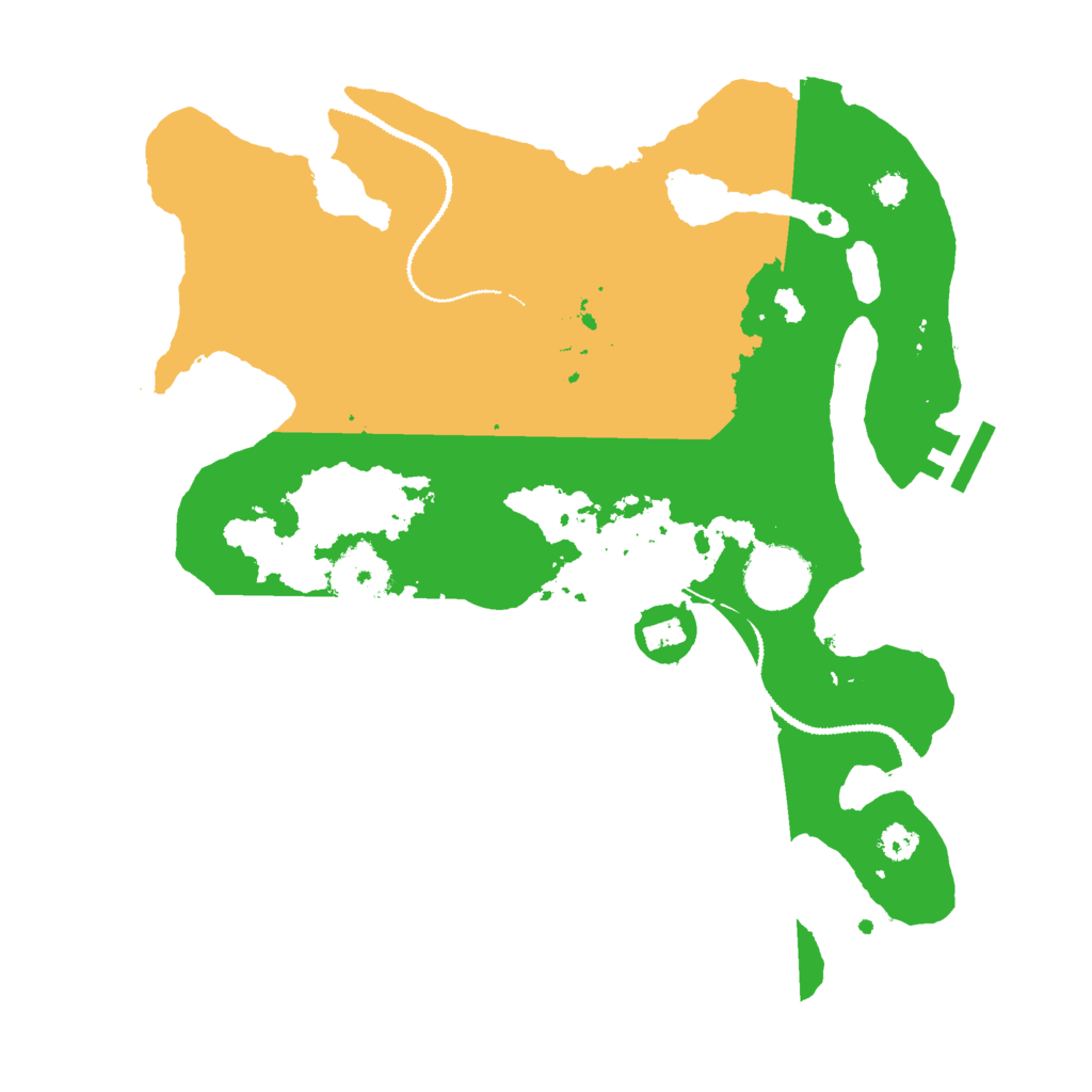 Biome Rust Map: Procedural Map, Size: 3000, Seed: 19320