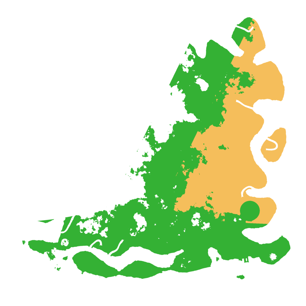 Biome Rust Map: Procedural Map, Size: 4100, Seed: 32912214