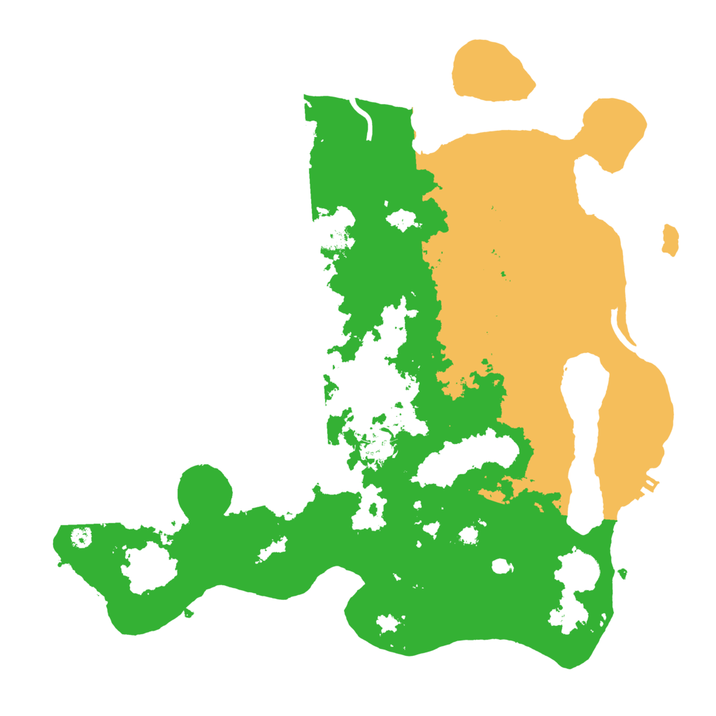 Biome Rust Map: Procedural Map, Size: 3500, Seed: 61216534