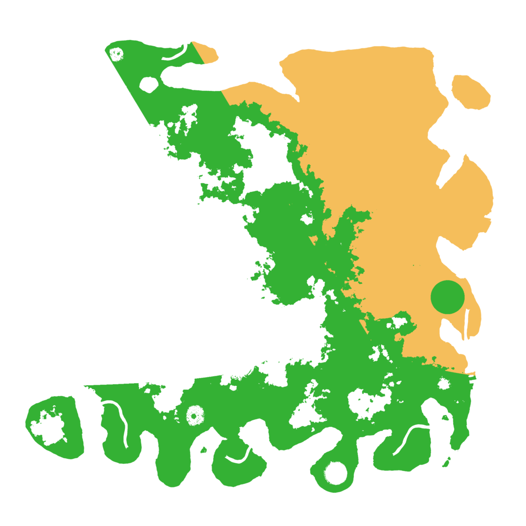 Biome Rust Map: Procedural Map, Size: 4100, Seed: 14047156