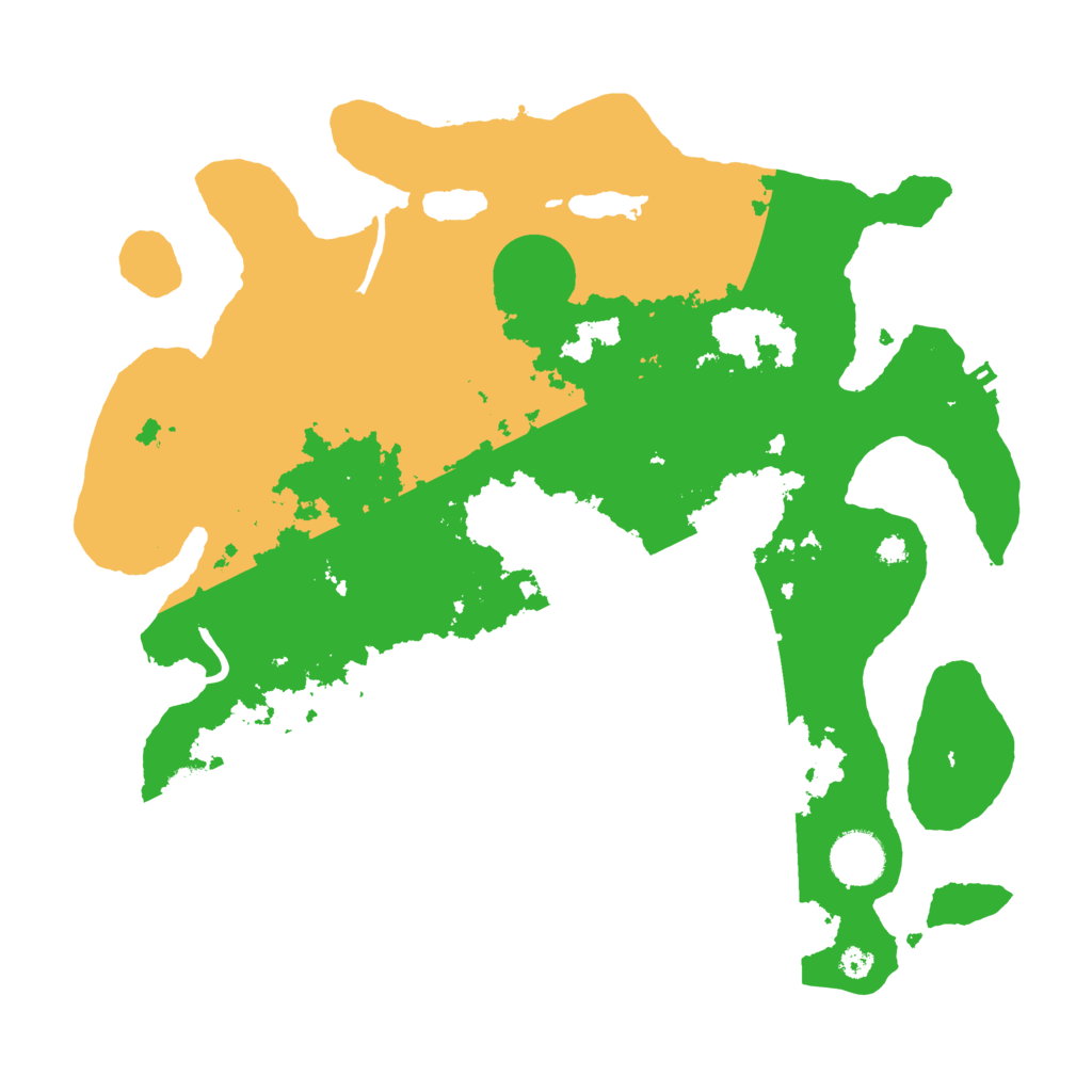 Biome Rust Map: Procedural Map, Size: 3500, Seed: 44430838