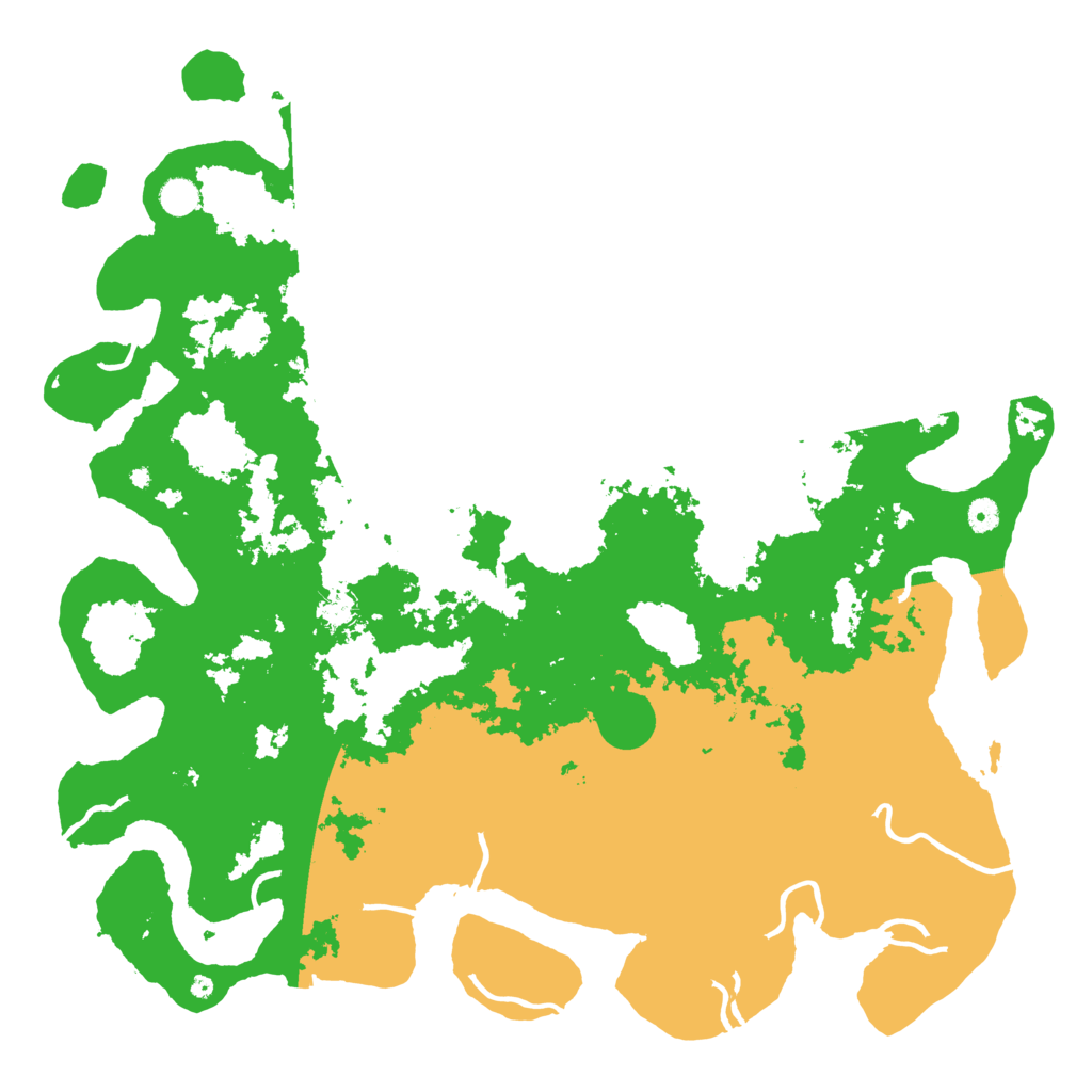 Biome Rust Map: Procedural Map, Size: 5000, Seed: 555536
