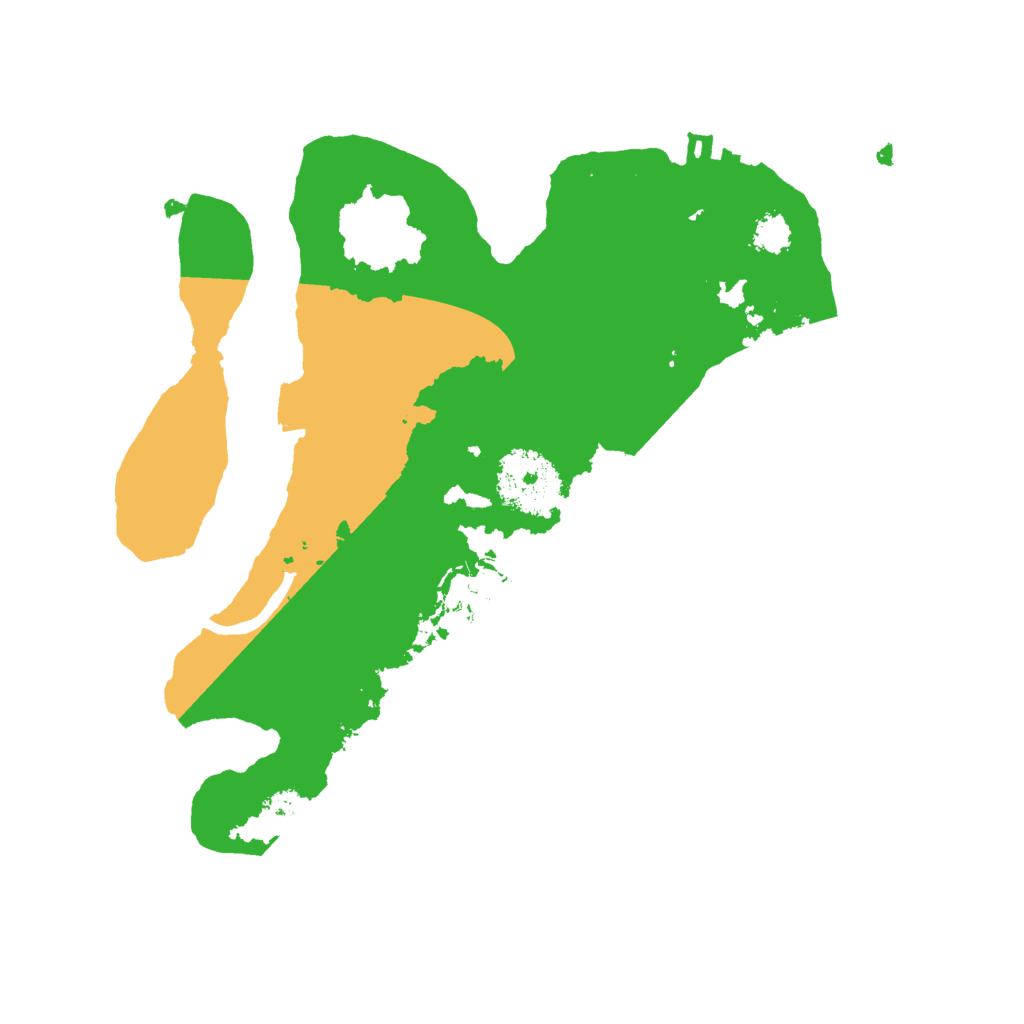 Biome Rust Map: Procedural Map, Size: 2469, Seed: 5258