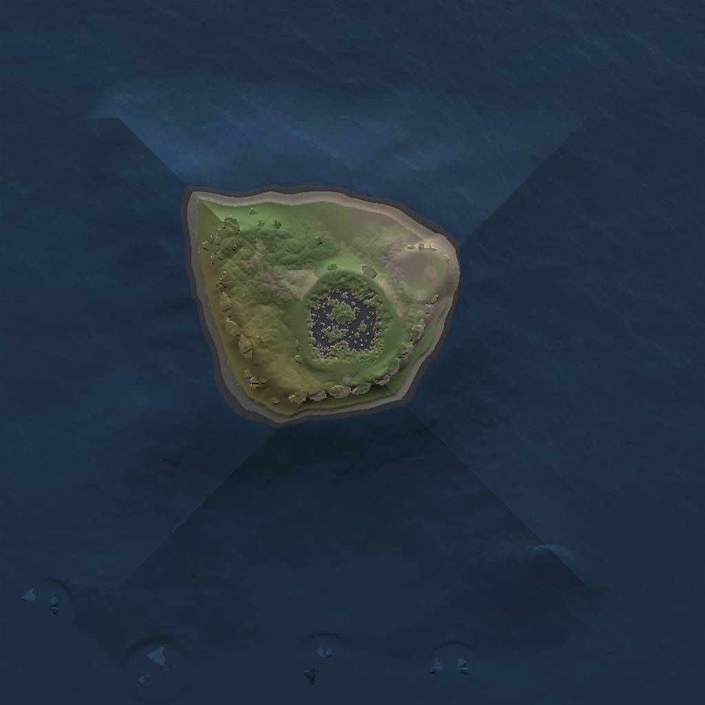 Rust Map: Procedural Map, Size: 1000, Seed: 639576097, 3 Monuments