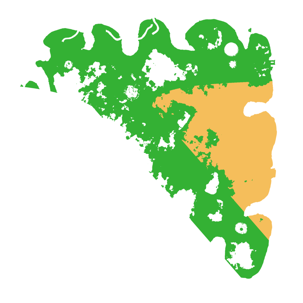 Biome Rust Map: Procedural Map, Size: 3900, Seed: 45387366